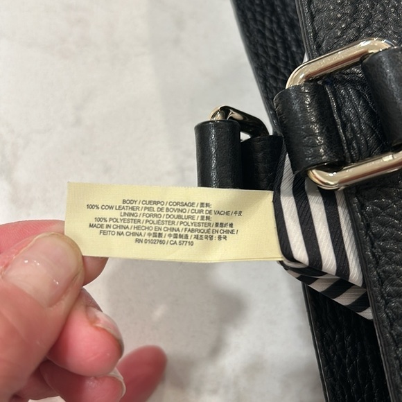 Kate Spade ♠️ Cobble Hill Black Pebbled Leather Kiernan Shoulder Bag - Picture 10 of 16